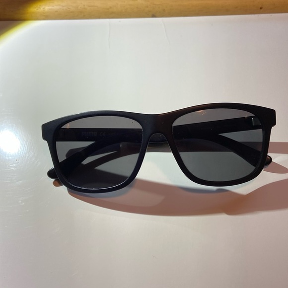 Puma sunglasses unisex polarized black matte PE0044SC0S - Picture 1 of 9